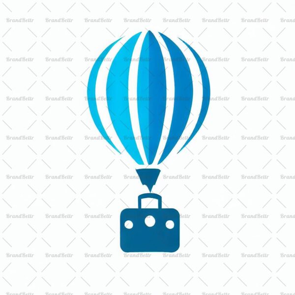 Reisender Heißluftballon